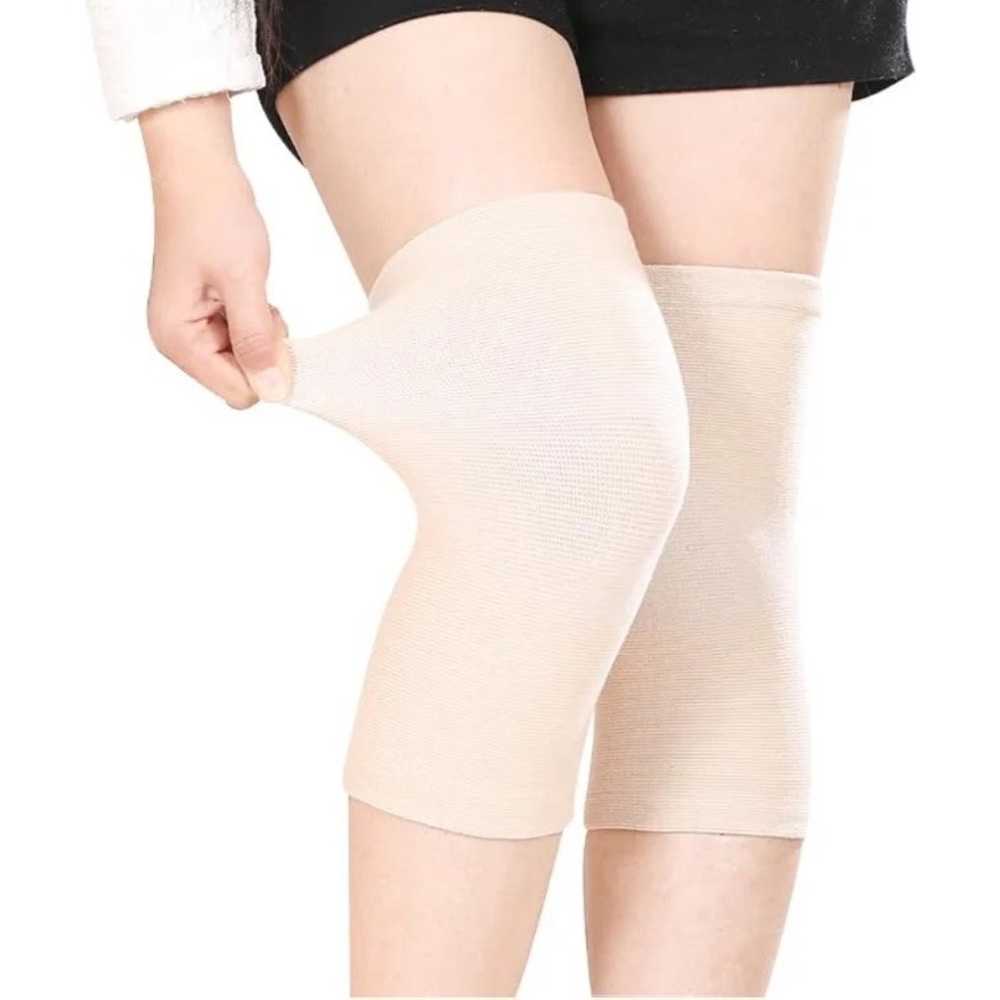 Cotton Knee Compression Sleeves One Pair